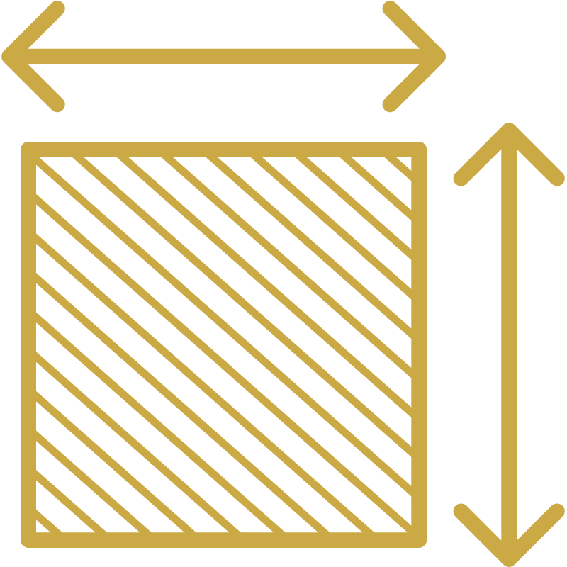 LIVING SQUARE FOOTAGE ICON